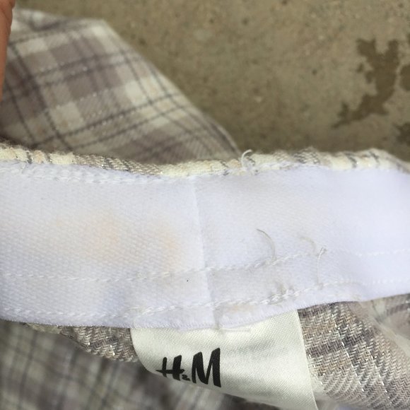 Silver and Gray Plaid Lounge Pants - Picture 9 of 9